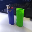 mari-pic-2.png BIC case marijuana canabis lighter and keychain