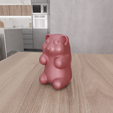 untitled3.png 3D Gummy Bear Figure Decor with 3D Stl File & Gummy Bear Art, Valentine Gift, 3D Printed Decor, Bear Sculpture, Valentine Decor, Bear Gift