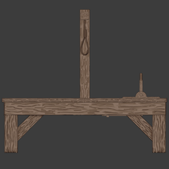 Gallows-001.png Free 3D file The Gallows・3D printable object to download