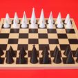 cone-chess-play.jpg Fichier STL gratuit Échecs en cône・Objet imprimable en 3D à télécharger