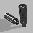 Silencieux-TMC-triangulaire-2-X68-Tracer.png Tippmann TMC triangular silencer + Silencer with X68 Tracer Umarex adapter