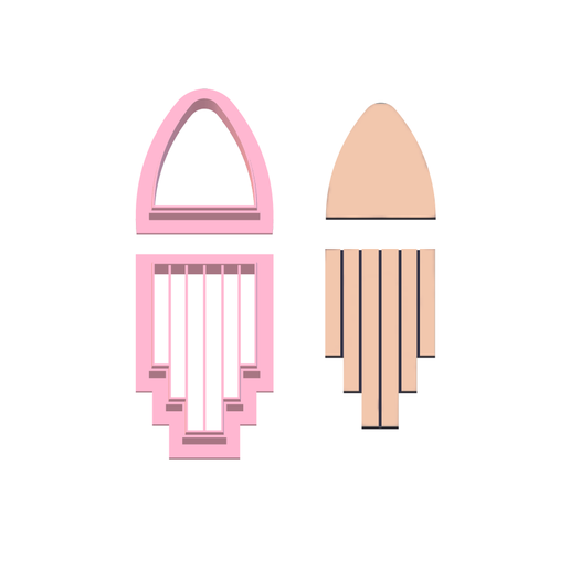 polymer clay cutter 5 size a-b 3D model