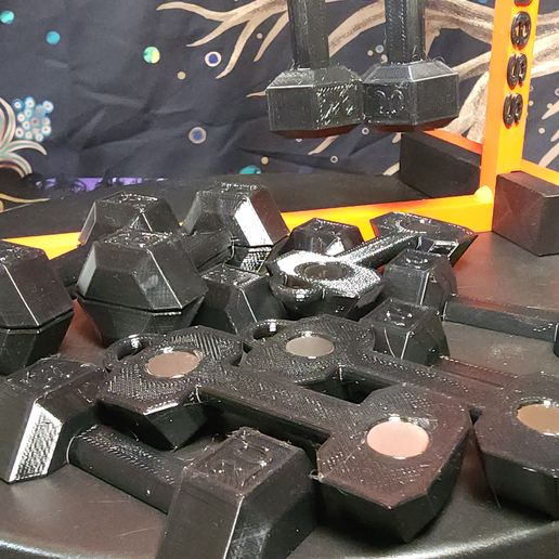 Dumbbell Keychain for Gym Partners 3D model