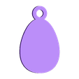 Egg Pendant Back.stl STL-Datei Ostereier-Anhänger・3D-druckbares Design zum Herunterladen