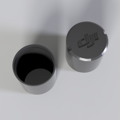 DJI-O3-Antenna-Cup-v4.png Файл STL Крышка антенны DJI O3・Шаблон для 3D-печати для загрузки