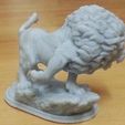 3.jpg Fichier STL Sculpture d'un Lion Puissant・Objet imprimable en 3D à télécharger