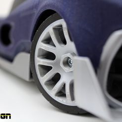 R1-21-Inch-V1.0_6.jpg STL file 21 inch Rim R1 scaled 1/10・3D printer design to download