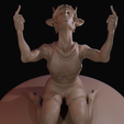 furra3.png miniature for free board game anthropomorphic woman