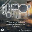 10.jpg German WW2 vehicles pack No. 4 (Tiger I and variants) - Germany Eastern Western Front Normandy Stalingrad Berlin Bulge WWII