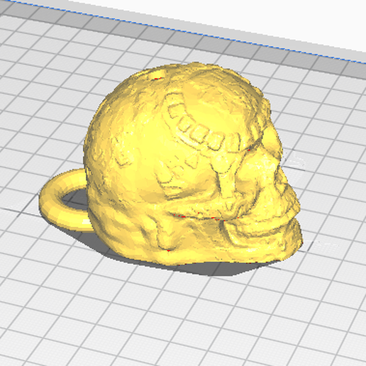 Mayan Death Whistle w/ Lanyard Loop (remix) 3D model