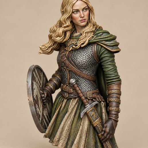 Eowyn Bust - The Lord of the Rings - Rohan Shieldmaiden
