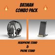 IMG_0479.jpeg Batman Combo Pack (Headphone & Phone Stand)