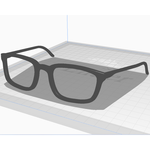 Opticien Impression 3d Lunettes Lunettes 3d En Papier Blanc