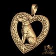 4.jpg Labrador Dog Memorial Pendant