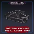 EasternEnclaveToshiLightTank.webp People's Republic of Anyana/ EDP Toshi Light Tank