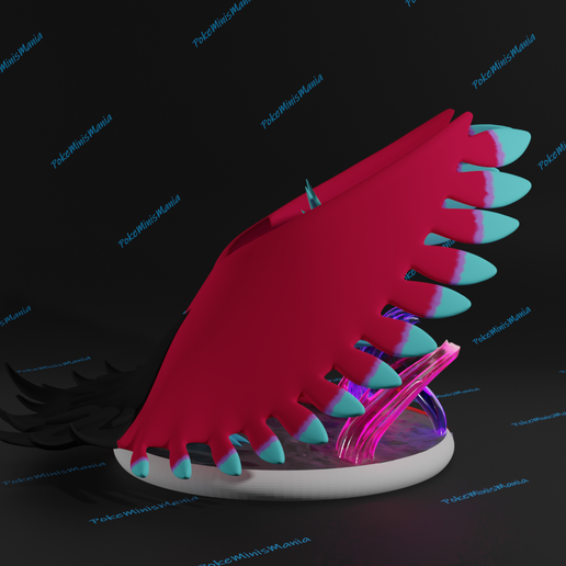 Roaring-moon3.png Roaring moon presupported 3D print model