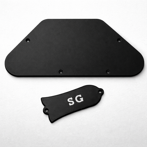 🔙 Gibson SG Standard Truss Rod Cover + Active Pickup Electronics