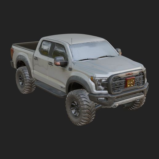 Off Road Pickup Truck Model Design 6 - 3D Print Model