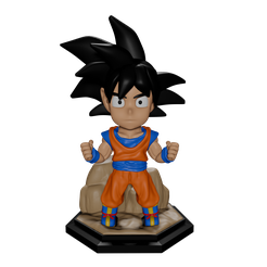untitled-ok.png Descargar archivo STL Goku Chibi Versión 1.0 y 2.0 • Diseño para imprimir en 3D, CoseStraneShop
