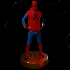 Preview30.png Fichier 3D Spider-man - Costume fait maison - Homecoming modèle d'impression 3D・Modèle à télécharger et à imprimer en 3D, Castro3D