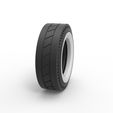 3.jpg Diecast Whitewall rear tire of vintage dragster Version 11 Scale 1:25