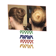 Female braid hair 02 v4-02.png Espiral Spin Screw Hair Pins Clip Twist Barrette WEDDING Accesorio para trenzar el cabello cabello en rollo accesorios para la chica del tocado herramienta de tejido fbh-02 3d print cnc