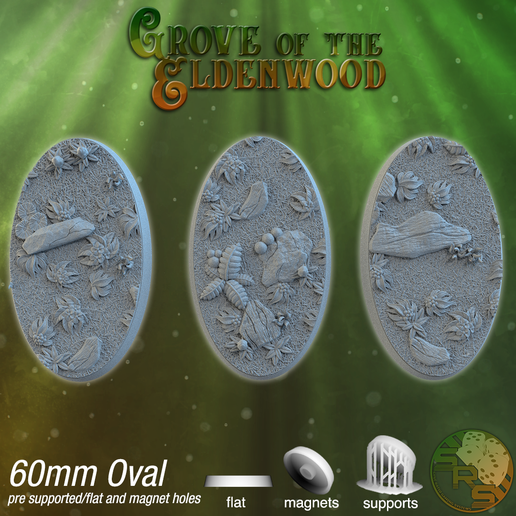 Forest-Stretch-60mm-Oval.png Forest Bases