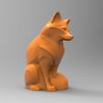Лиса.256.jpg 3Dmodel STL Fox Statuette
