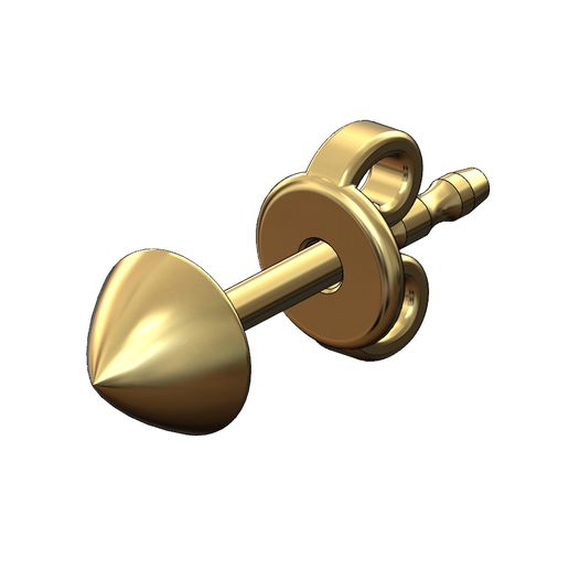 Spike-Stud-earring-00.jpg Archivo STL Modelo de impresión en 3D de un pendiente de espiga・Objeto imprimible en 3D para descargar, RachidSW