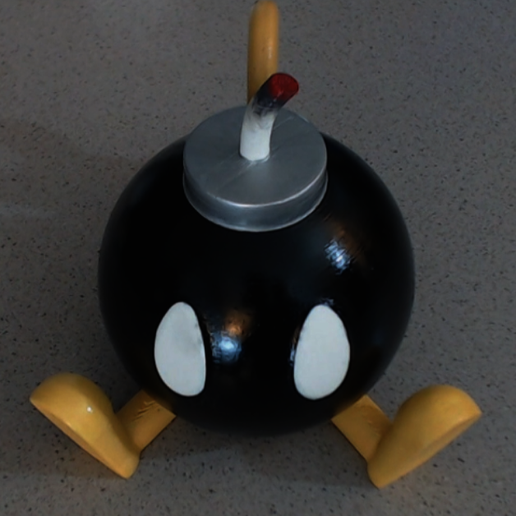 painted1.png Download free STL file Easy to Print Bob-omb! • Design to 3D print, ChaosCoreTech
