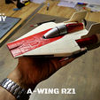 z paint 2.png STAR WARS   A-WING RZ-1 STARFIGHTER with BASEMENT