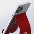 soporte01-03.jpg Minimalist Cell Phone Holder in Bent Sheet Metal