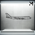 douglas-f-4d.png Wall Silhouette: Airplane Set