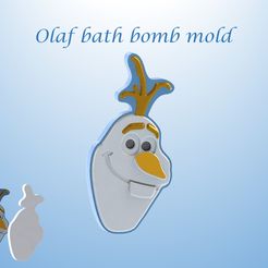 asd.jpg Archivo STL OLAF MOLD: BATH BOMB, SOLID SHAMPOO・Plan de impresora 3D para descargar