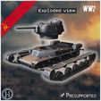 10_eclate.jpg KV-13 1942 原型中型坦克 - 苏联军队 第二次世界大战 东部前线 RPG 迷你爱好