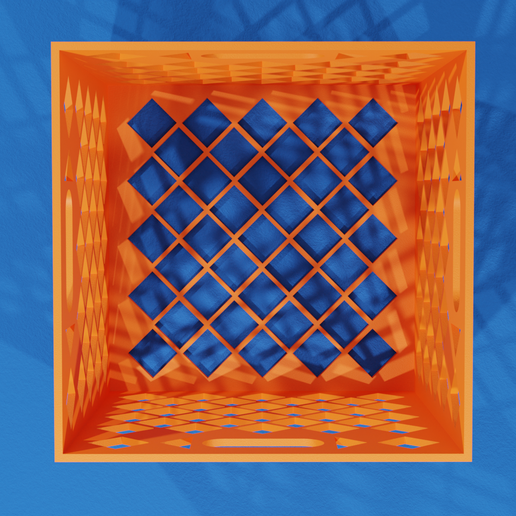 crate_top.png Télécharger fichier STL Caisse carrée • Plan pour imprimante 3D, Ivan3D_Design