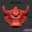 ghost_of_tsushima_mask_3d_print_stl_file_08.jpg 3D file Ghost of Tsushima Mask for Cosplay・3D printable model to download