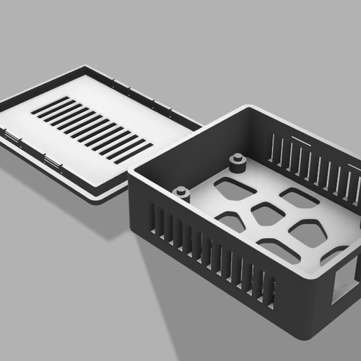 Case Caja para Arduino Uno R3 con Tapa y Ventilación - Enclosure Protector