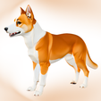 Australian-Dog.png Australian Kelpie Mix 3D Digital Sculpture