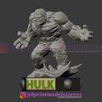 Hulk_Statue_007.jpg Hulk Statue 3D Printable