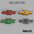 SAUCE GuleWYy LOGY Chevrolet Skull Emblem - Logo