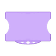 Porta Tarjetas Horizontal.stl Identification Holder