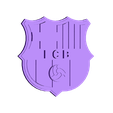 FC_Barcelona_3D.stl FC Barcelona - Logotipo
