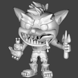 Evil-Crash-Vista-Frontal.png Evil Crash Bandicoot with King Chicken- Funko Pop