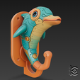 SNAG-0336.png MechDolphin Hook - Aquatic Utility Companion STL