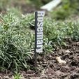 PhotoRoom_20240406_014136.jpeg 3D Printable Rosemary Plant Tag – Elegant Multi-Color & STL Files for Herb Gardens