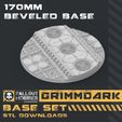 170mm-Beveled.jpg Archivo 3D Colección Base Grimmdark・Plan para descargar y imprimir en 3D
