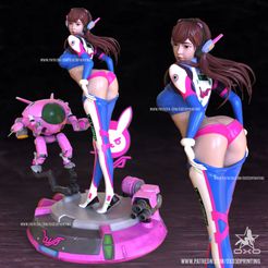 OXO3D_Dva_Overwatch_Gumroad_01.jpg 3D file Dva from Overwatch・3D printable model to download