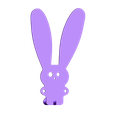 bunny.STL Archivo STL Wall clothes hangers - Bunny・Diseño de impresión en 3D para descargar