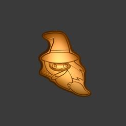 Little-Witch-on-a-broomstick_1.jpg STL file Little Witch on a broomstick Stl File・3D printable design to download, SimpleSTL
